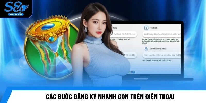 Các bước đăng ký nhanh gọn trên điện thoại