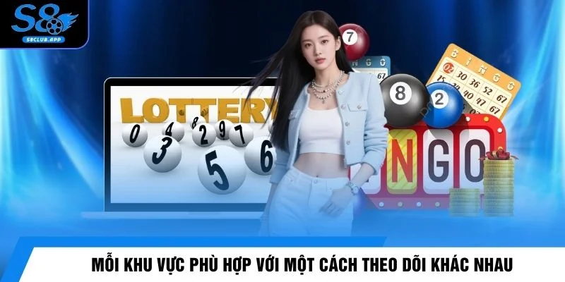 Mỗi khu vực phù hợp với một cách theo dõi khác nhau